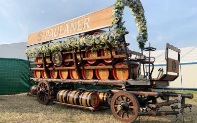 Paulaner ha portato a Cuneo il suo carro più antico per la prima uscita pubblica dopo il restauro