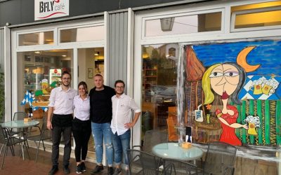 È quella del BFly Cafè di corso Nizza “La vetrina più bella” del Paulaner Oktoberfest Cuneo 2019